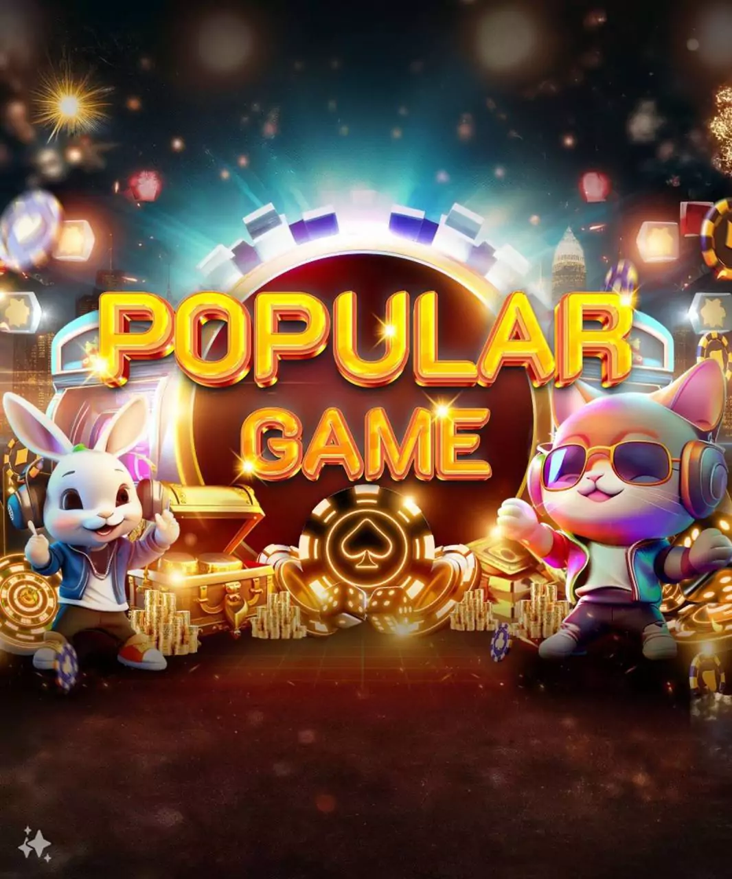 โลโก้ค่ายเกม Popular Game - เกมยอดนิยม