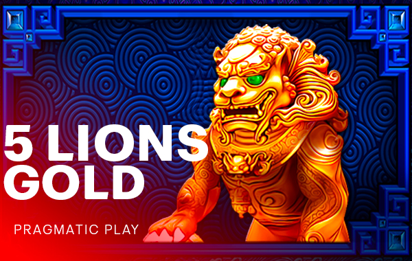 โลโก้เกม 5 Lions Gold - 5 สิงโตทอง