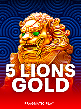 โลโก้เกม 5 Lions Gold - 5 สิงโตทอง