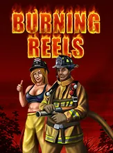 โลโก้เกม Burning Reels - วงล้อการเผาไหม้