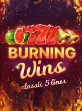 โลโก้เกม Burning Wins - วงล้อผลไม้สุดร้อนแรง
