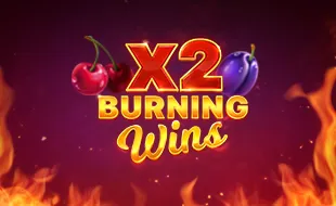 รูปเกม Burning Wins x2 - วงล้อผลไม้สุดร้อนแรง