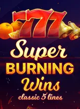 โลโก้เกม Super Burning Wins - วงล้อผลไม้สุดร้อนแรง