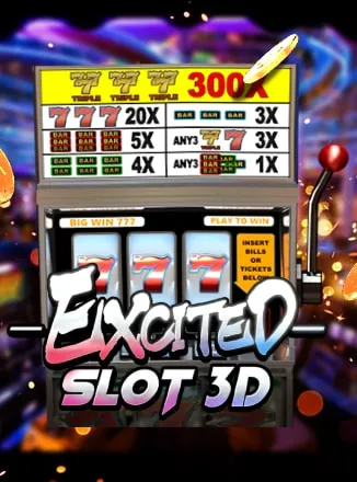 โลโก้เกม Excited Slot 3D - ตื่นเต้นสล็อต 3D