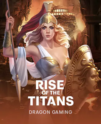 โลโก้เกม Rise Of The Titans - การเพิ่มขึ้นของไททันส์