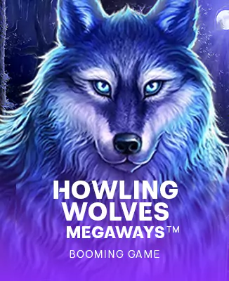 โลโก้เกม Howling Wolves Megaways - หมาป่าหอน Megaways