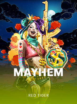 โลโก้เกม Mayhem - ทำร้ายร่างกาย