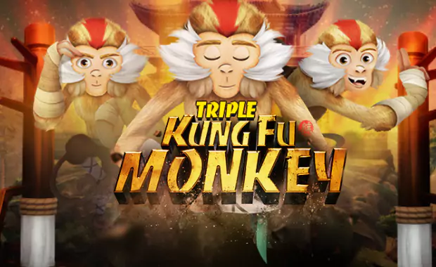 รูปเกม Triple Kung Fu Monkey - ลิงกังฟูสามตัว