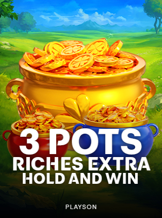 โลโก้เกม 3 Pots Riches Extra Hold and Win - 3 Pots Riches ถือและชนะเป็นพิเศษ