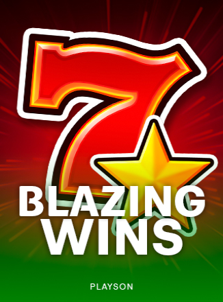 โลโก้เกม Blazing Wins - ชัยชนะที่เห็นได้ชัด