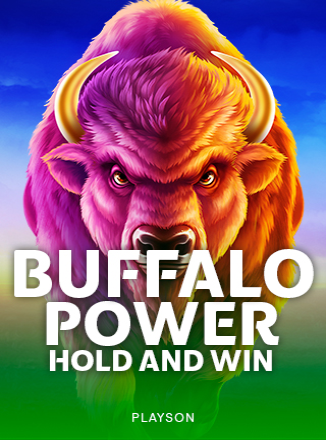 โลโก้เกม Buffalo Power Hold and Win - บัฟฟาโล พาวเวอร์ โฮลด์ แอนด์ วิน