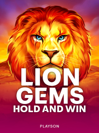 โลโก้เกม Lion Gems Hold and Win