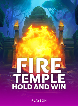 โลโก้เกม Fire temple Hold and Win - วิหารไฟโฮลด์แอนด์วิน