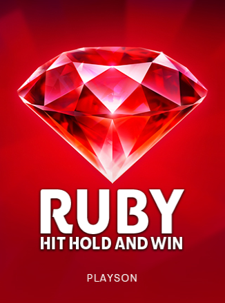 โลโก้เกม Ruby Hit Hold and Win