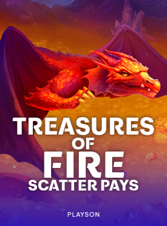 โลโก้เกม Treasures of Fire Scatter Pays